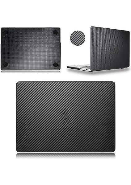 MacBook Pro 14.2 Inç Kılıf – Karbon Fiber Sert Tpu Kapak, Ince & Dayanıklı Koruma – M1/m2/m3/m4 Pro Max Uyumlu A2442 A2779 A2992 A2918 A3112 A3401 A3185 Siyah fırsatları