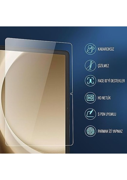 Samsung Tablet Için Tasarlanmış Uçtan Kenara Kapsama Tam Koruma Dayanıklı Temperli Cam (Galaxy Tab A9 Plus X210) fiyatları