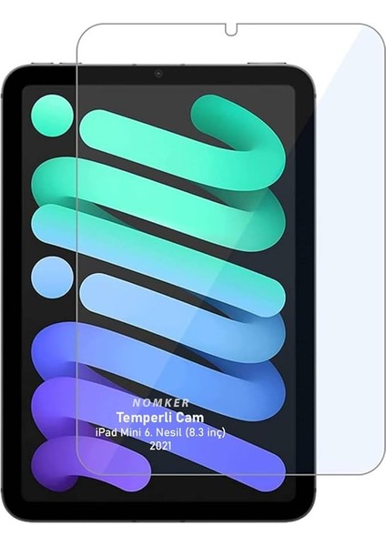 iPad Mini 8.3 Inç (6. Nesil) Uyumlu Temperli Ekran Koruyucu Kırılmaz Cam Glass 2021 A2567 A2568 A2569