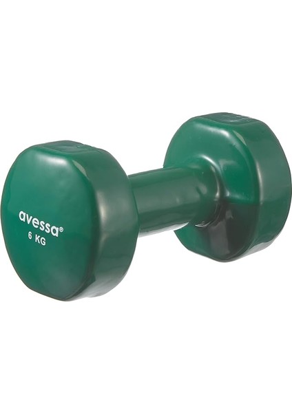 6 kg Vinly Dambıl, Yeşil, Medium