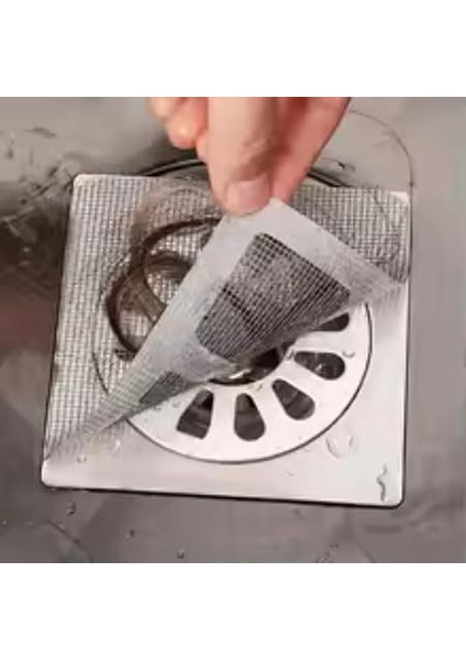 Gider Süzgeci Banyo Duş Tuvalet,böcek ve Haşere Engelleyici, Saç Küvet Drenajı Kapağı, 10 Adet, 10X10 Cm, Yapışkanlı 1.sınıf modelleri