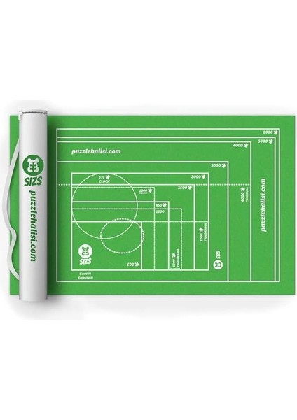 Puzzle Halısı 1000’LIK Den 6000'LIĞE Kadar Farklı Boyutlar | Askılı Çanta | Puzzle'ı Sar Sakla ve Açtığında Kaldığın Yerden Devam Et (6000'LIK)