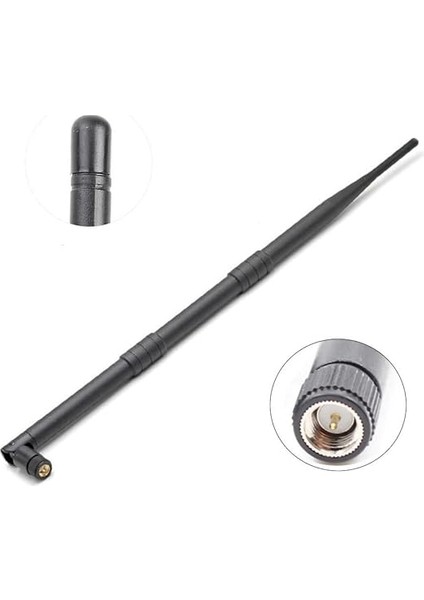 39CM Anten Sma Erkek 2.4ghz 5.8ghz Dual Band Rf Gsm Wifi Sinyal Kuvvetlendirici 2g 3g 4g Lte Lora Helium fırsatları