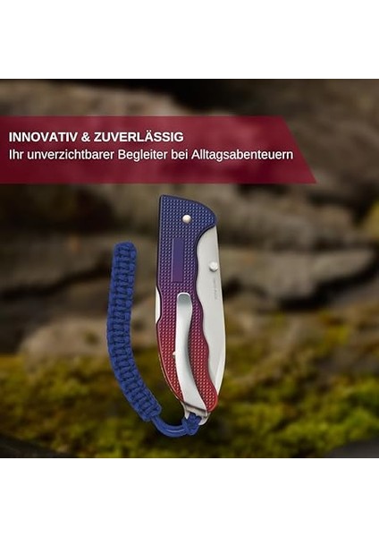 0.9415.D221 Evoke Alox Çakı, Mavi-Kırmızı modelleri