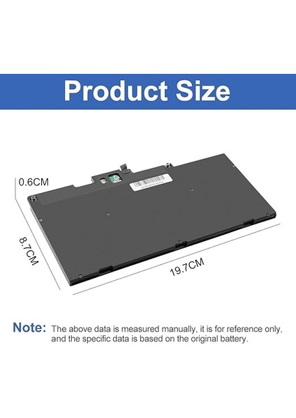 Batarya CS03XL 800513-001 800231-141 HSTNN-DB6U HSTNN-IB6Y Hp Elitebook 745 G3,755 G3, 840 G3,848 G3,850 G3, Hp Zbook 15U G3 Için [11.1V 46. 5 Wh] indirimleri