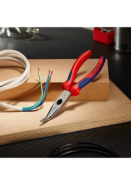 Iğne Burunlu Pense, Keskin Uçlu (Leylek Gagalı Pense) Siyah Atramentize Edilmiş, Çok Bileşenli Saplı 200 mm 26 22 200 fiyatları