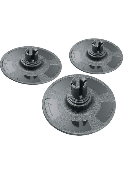 3 Adet Zımpara Diski (Ø 38 Mm, Eksantrik Zımpara Makinesi Aksesuarı)