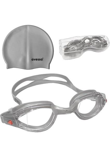 Havuz Seti Yüzücü Gözlüğü ve Silikon Bone 2788