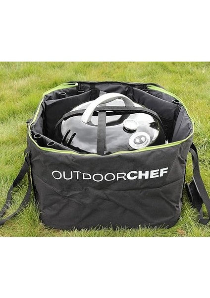 Chelsea 420 G Barbekü ve Taşıma Çantası Kamp Seti, Lpg'li Mangal Ayaklı, Entegre Termometre, Direkt Endirekt Izgara, Dumansız Izgara, Porselen Pişirme Haznesi, Siyah fiyatları