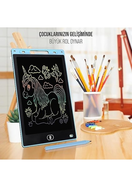 Çocuklar ve Yetişkinler Için Dokunmatik Ekran Dijital Çizim Tahtası, Kalemli Yazı ve Çizim Tableti (Kırmızı, C-WT12) fırsatları