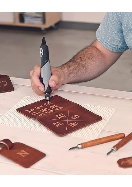 2050 Stylo+ Çok Amaçlı Alet 9 W Set (15 Aksesuar, Değişken Devir Ayarı 22.000 Devir/dakikaya Kadar Gravür ve Diğer Yaratıcı Görevler Için, Cam, Ahşap, Deri, Taş) Karton Ambalaj fiyatları