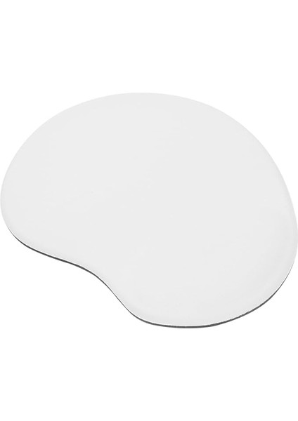 Beyaz Bilgisiyar Notebook Bileklik Destekli Ergonomik Optik Mousepad 19X23 cm