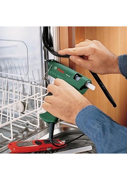 Home And Garden Pkp 18 E Elektrikli Sıcak Tutkal Tabancası, 200 V, Tutkal Çubuğu 1 Adet Ekstra Uzun Nozül, Yeşil indirimleri