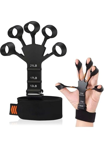 3 Direnç Seviyeli Parmak Güçlendirici El Yayı, Parmak ve El Egzersiz Aleti
