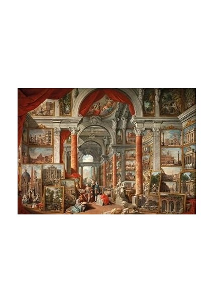 Picture Gallery With Views Of Modern Rome 3000 Parça Puzzle -Ks Puzzle fiyatları