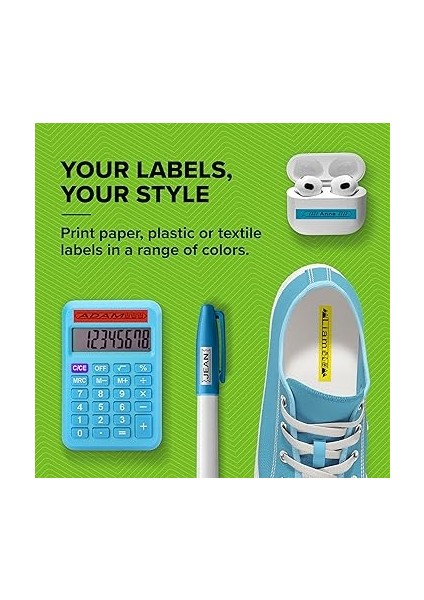 Letratag 12 mm x 4 M Plastik Etiket Şeffaf 12268 modelleri