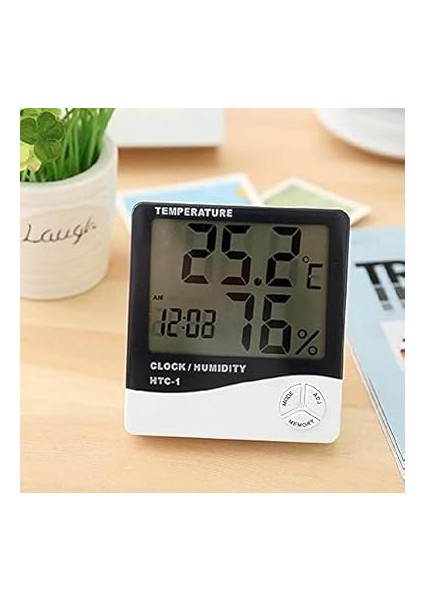 Home Htc-1 Dijital Termometre,masa Saati ve Nem Ölçme Özellikli Dijital Termometre fiyatları