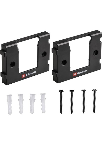 Einhell Power X-Change Akü Sabitleme Aparatı (Tüm Power X-Change Akülerini Saklamak Için Uygundur, Sınırsız Uzatılabilir, Kolay Kurulum, Takılabilir Işlev, Vidalar ve Duvar Tapaları Dahil)