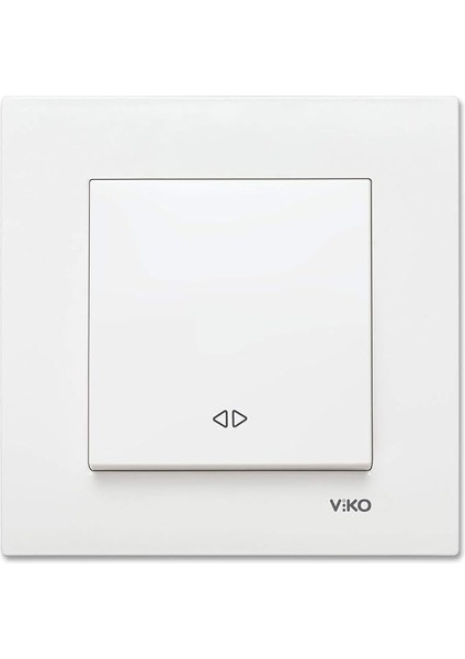 Karre Permütatör Beyaz Anahtar Düğme Çerçeveli - 90960031