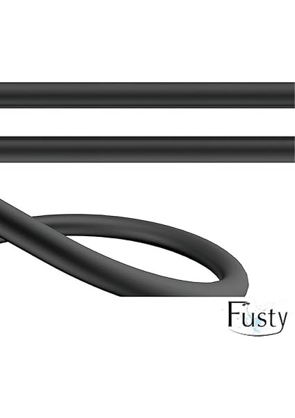 Black Paslanmaz Kopmaz Patlamaz Kaliteli Pvc Duş Hortumu - Yüksek Kaliteli Lüx Duş Spirali - Tüm Duş Setleri/duş Başlıkları ile Uyumlu (G1/2) - 150CM Siyah modelleri