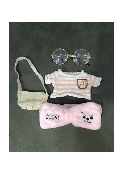 Kawaii Karikatür 30 cm Ördek Pembe Kıyafetli Aksesuarlı Beyaz fırsatları