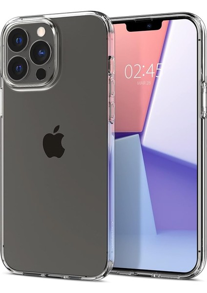 iPhone 13 Pro ile Uyumlu Kılıf Crystal Hybrid Crystal Clear - ACS03299