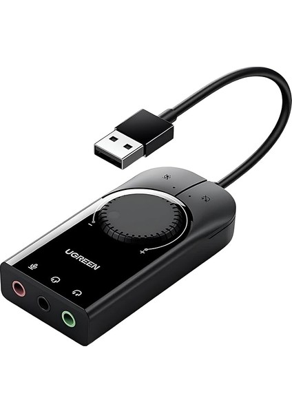 Harici USB Ses Kartı, 15 cm