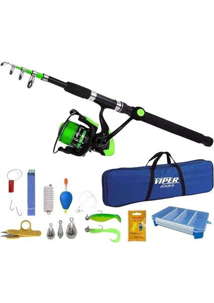 Star, Albastar Viper Kıyı Olta Seti - VPR001, 210CM, Çok Renkli