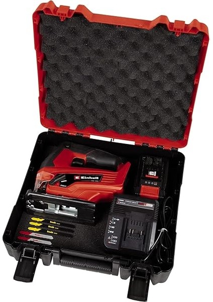 Akülü Dekupaj Testere Tc-Js 18 Li (1x2,5 Ah) Power X-Change (Li-Ion, 18 V, Sarkaç Fonksiyonu, Toz Emiş Adaptörü, 1x 2,5 Ah Akü, Şarj Cihazı ve Çanta Dahil) - 4321228 fırsatları