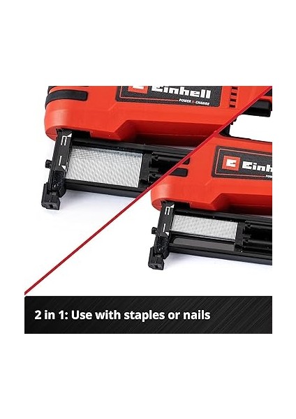 Akülü Çivi ve Zımba Tabancası Te-Cn 18 Li - Solo Power X-Change (Li-Ion, 18V, Zımba ve Çivi Tabancası, Maksimum 20 Atış/dk, 300 Çivi ve 300 Zımba Dahil) - 4257790 indirimleri