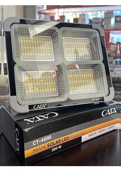 CT-4698 Miami Solar LED Projektör (Yeni Solar Panel ve Pil Ömrü Güçlendirilmiş) fiyatları