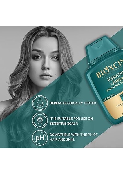 Keratin & Argan Onarıcı Şampuan 300 ml – Yıpranmış Saçlar Için Nemlendirici ve Onarıcı Bakım fırsatları