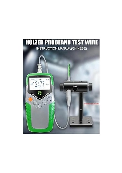 Prob 0-2400MT ile Yüksek Hassasiyetli Gaussmeter Manyetik Metre Dijital fırsatları