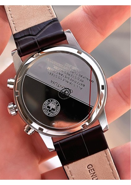 Taraftar Lisanslı Erkek Kol Saati - 10 Atm Su Geçirmez,lacivert Deri Kordon,multifonksiyonel Tasarım fırsatları