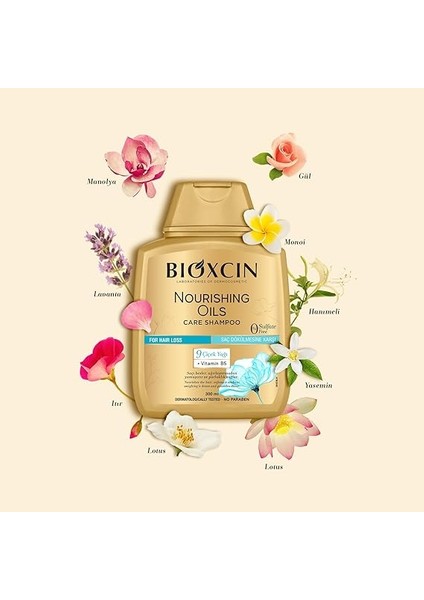 Besleyici Yağlar Şampuan 300 ml – Kuru ve Yıpranmış Saçlar Için, 9 Çiçek Yağı, Pantenol ve Biocomplex B11 Içerikli, Sülfatsız indirimleri
