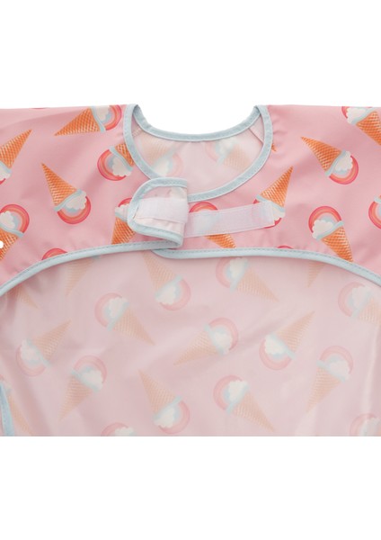 Uzun Kollu Sıvı Geçirmez Bebek Önlüğü 2-4 Yaş | Mama ve Aktivite Önlüğü-Icecream fırsatları