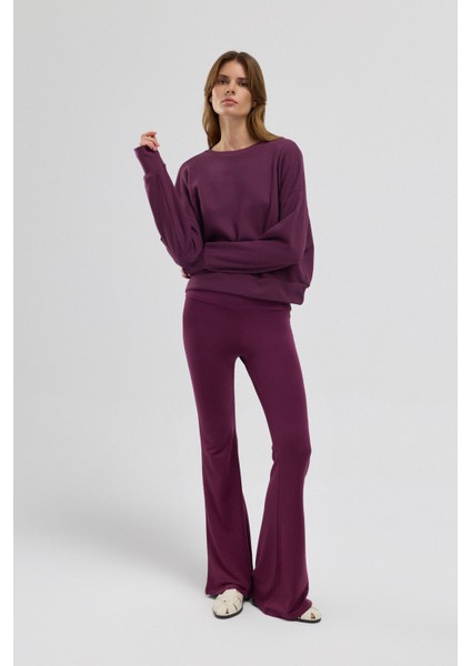 Luna %100 Pamuk Sırt Pencereli Sweatshirt modelleri