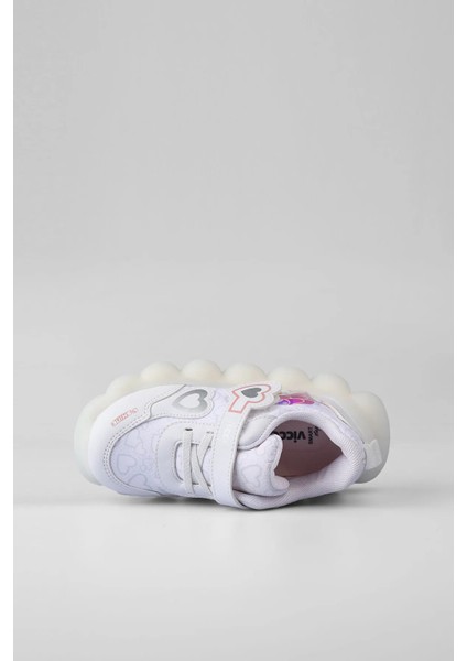 Süse Işıklı Kız Bebek Beyaz Spor Ayakkabı modelleri