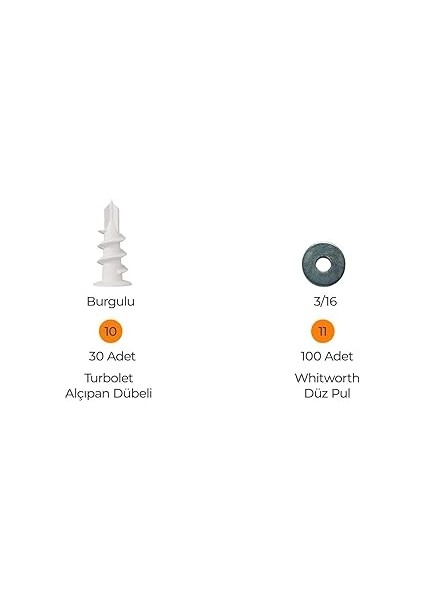 Hobi-1 891 Parça 12 Çeşit, Pul, Vida ve Dübel Seti, Organizer Takım Çantalı indirimleri
