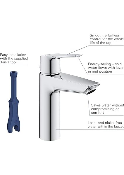 Start Lavabo Bataryası | M-Boyut | Su Tasarruflu | Krom | 23746002 fırsatları