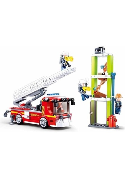 Fire Itfaiye Kamyonu Yapım Seti, 343 Parça