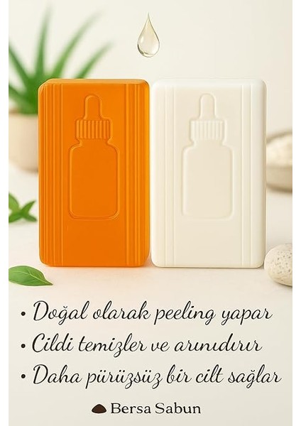 Asit + Pirinç Sütü Sabun 2’li Set – Doğal El Yapımı Leke Karşıtı Cilt Beyazlatıcı, Nemlendirici, Anti Aging Yüz ve Vücut Bakım Için 225-230 gr fiyatları