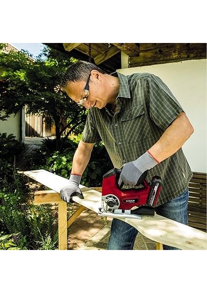 Akülü Dekupaj Testere Te-Js 18/80 Li-Solo Power X-Change (18 V, Maks. 80 mm Kesim Derinliği, 4 Kademeli Sarkaç Koruması, Toz Emiş Adaptörü, Paralellik Mesnedi, LED Işık) - 4321200 modelleri