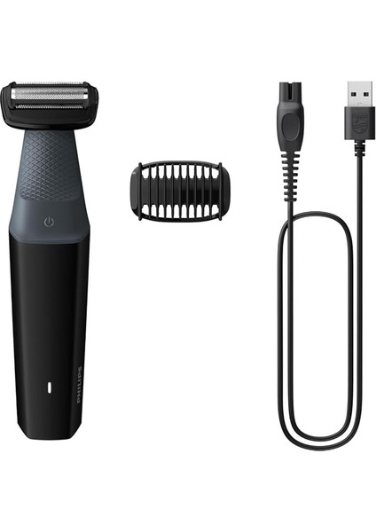 Vücut Bakım 3000 Serisi Duşa Uygun, Hassas Bölge ve Vücut Tıraş Makinesi - BG3017/01