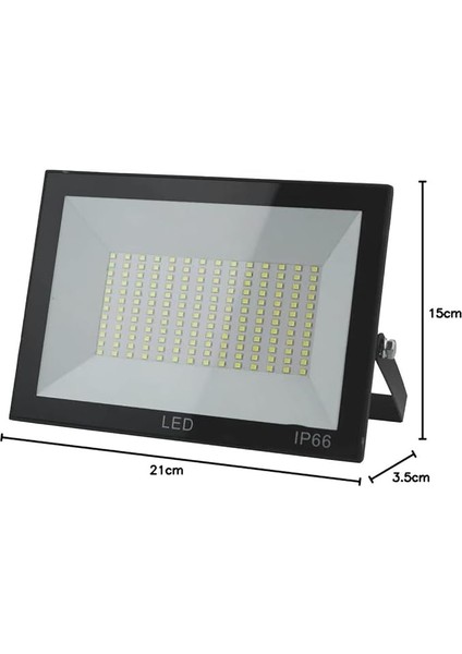 100 Watt LED Projektör (Tüm Renkler) IP66 Su ve Toz Geçirmez (Gün Işığı) fiyatları