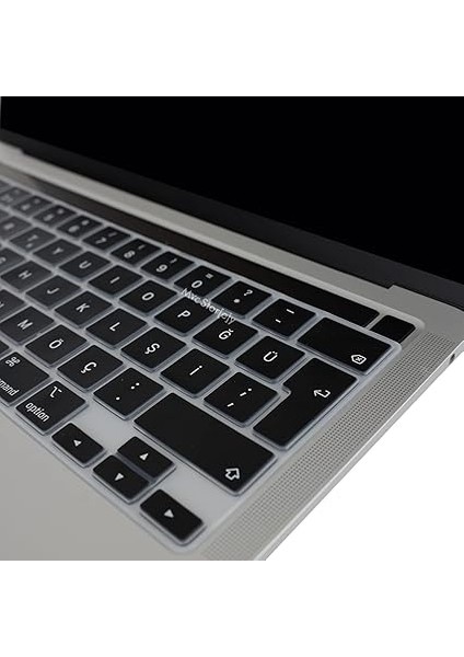 MacBook Pro 13 Klavye Koruyucu – A2251 A2289 A2338 M1-M2, A2141 16 Inç Uyumlu – Türkçe Q & Eu Uk Iso Enter – Silikon Klavye Kılıfı, Toz Sıvı Koruma, Ince Şeffaf Tasarım fırsatları