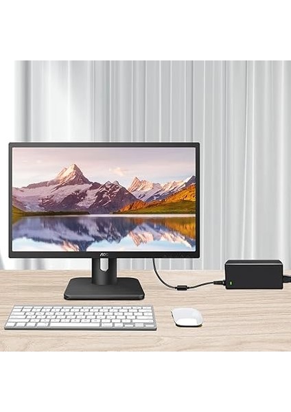 12 V 5 A Güç Kaynağı, 100 – 240 V Dc 12 V Adaptör, Monitör, Güç Kaynağı, Şarj Cihazı, Aoc Sceptre Hp Pavilion LED LCD Monitör, Dell Ekran, Insignia LED LCD Tv Güç Kablosu ile Uyumlu modelleri