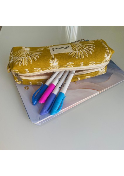 Hardal Palmiye Desenli Kalem Kutusu fiyatları