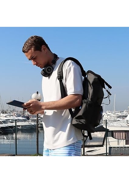 Su Geçirmez Kumaşlı 15 Inç Laptop Bölmeli Okul Sırt Çantası Siyah fırsatları