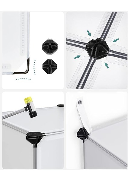 Ayakkabı Rafı 15 Küp, Plastik Raf, 153 x 31 x 153 Cm, Beyaz LPC44L indirimleri